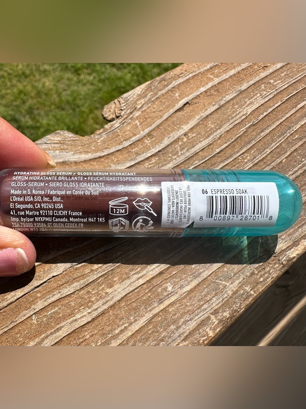 BUY NOW NYX Lip I.V. Hydrating Lip Gloss Stain - Espresso Soak - Picture 6 of 6